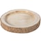 Vintiquewise Wood Tree Bark Indented Display Tray Serving Plate Platter Charger - 12 Inch Dia QI003840-12 - alternate 2